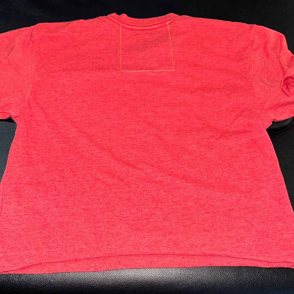 Aviator Nation Red Tee with Yellow Smiley - Picture 7 of 7
